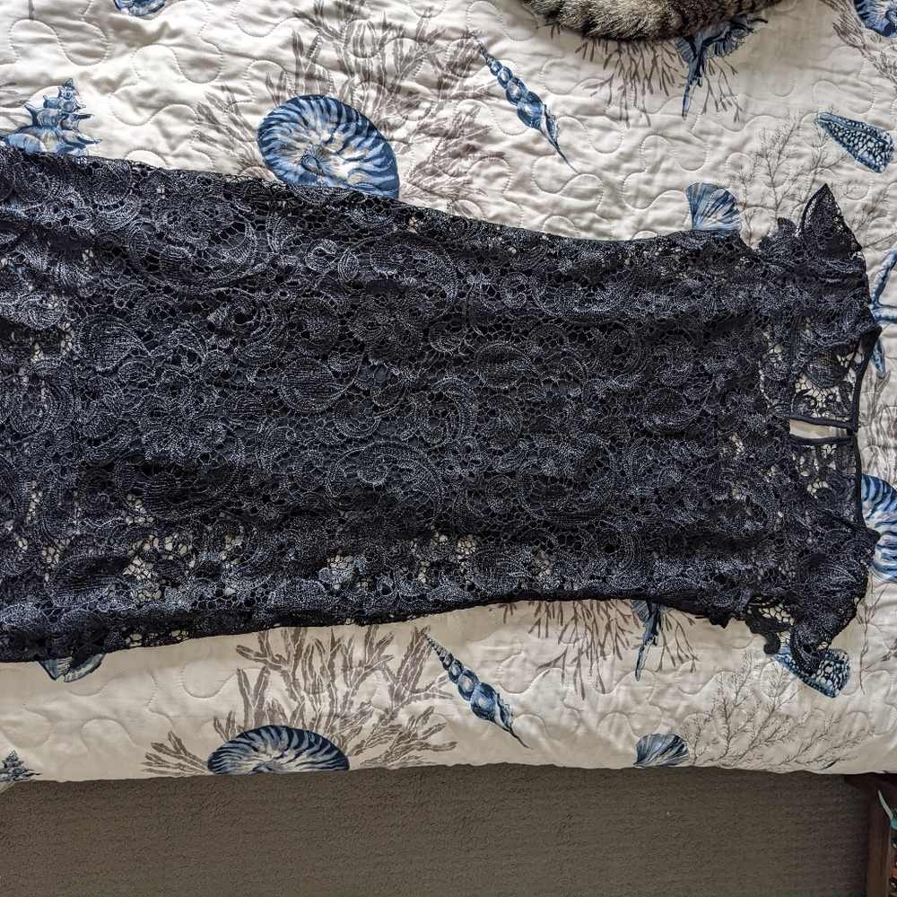 Charlotte Russe black lace dress